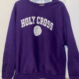 College of Holy Cross Purple Crewneck/Sweatshirt